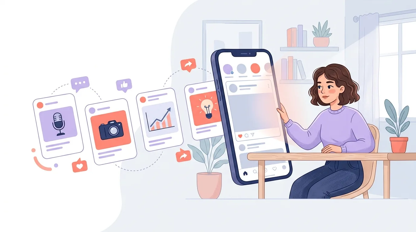 Contenido en serie: cómo crear cuadros semanales para Instagram y TikTok